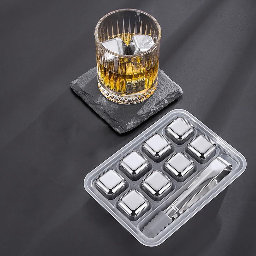 Metal Ice Cubes - Stainless steel